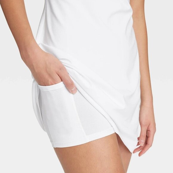 XS - Womens Flex Strappy Exercise Dress - All in Motion - White - Picture 3 of 10